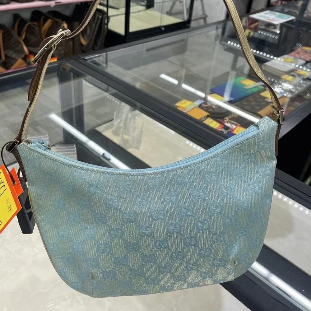 Authentic‼️Vintage Gucci bag 🤩 Tiffany blue - Picture 4 of 17